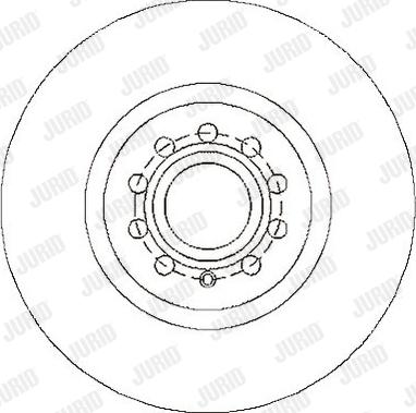 Jurid 562277J - Гальмівний диск autocars.com.ua