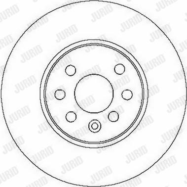 Jurid 562278JC - Гальмівний диск autocars.com.ua