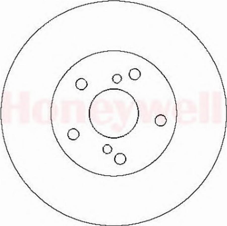 Jurid 562287J - Гальмівний диск autocars.com.ua