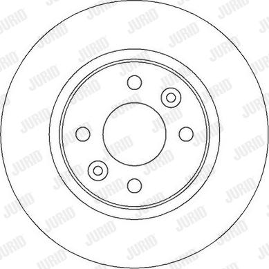 Jurid 562293JC-1 - Тормозной диск avtokuzovplus.com.ua