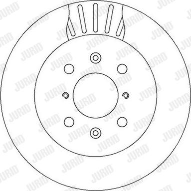 Jurid 562308JC - Гальмівний диск autocars.com.ua