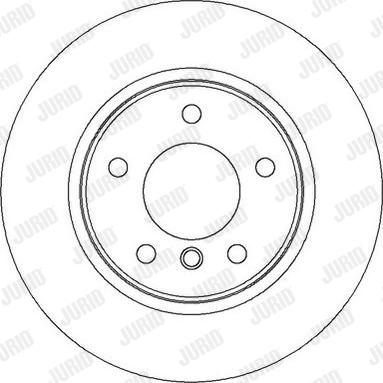 Jurid 562310J - Гальмівний диск autocars.com.ua