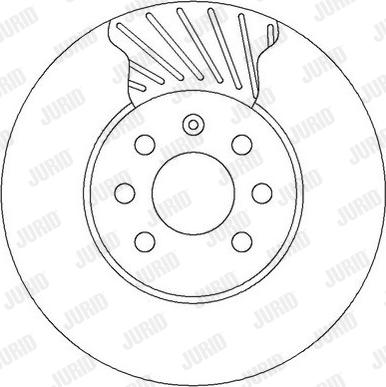 Jurid 562315J - Гальмівний диск autocars.com.ua