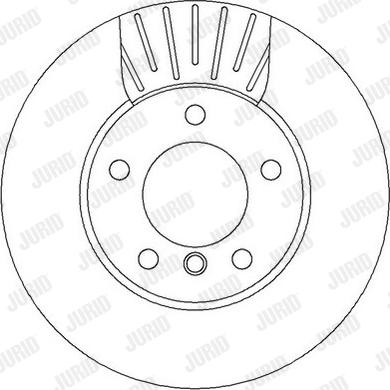 Jurid 562317JC-1 - Гальмівний диск autocars.com.ua