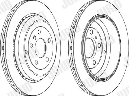 Jurid 562326J-1 - Гальмівний диск autocars.com.ua