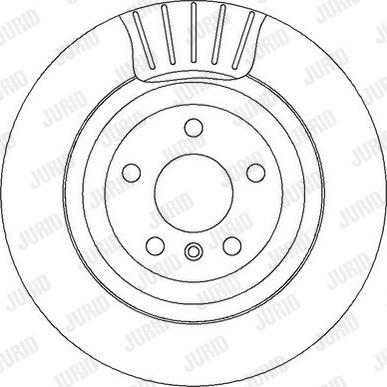 Jurid 562326J - Гальмівний диск autocars.com.ua