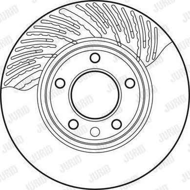 Jurid 562336JC-1 - Гальмівний диск autocars.com.ua