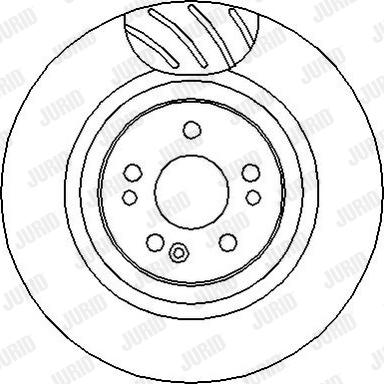 Jurid 562341J - Гальмівний диск autocars.com.ua