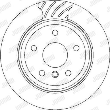 Jurid 562353J - Тормозной диск avtokuzovplus.com.ua