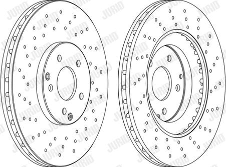 Jurid 562354JC-1 - Гальмівний диск autocars.com.ua