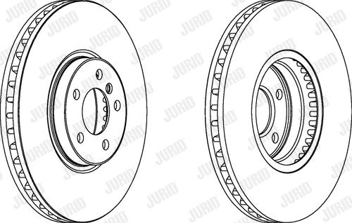 Jurid 562357JC-1 - Гальмівний диск autocars.com.ua