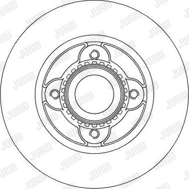 Jurid 562366JC - Гальмівний диск autocars.com.ua