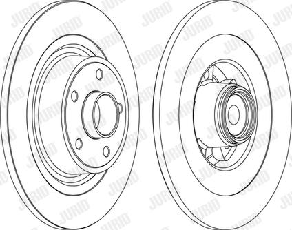 Jurid 562375J-1 - Тормозной диск autodnr.net