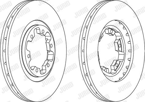 Jurid 562388JC-1 - Гальмівний диск autocars.com.ua