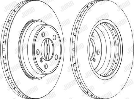 Jurid 562401J - Гальмівний диск autocars.com.ua