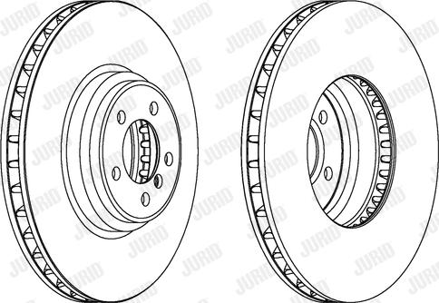 Jurid 562406J - Гальмівний диск autocars.com.ua