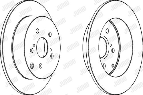 Jurid 562415JC-1 - Гальмівний диск autocars.com.ua