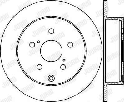 Jurid 562431JC-1 - Гальмівний диск autocars.com.ua