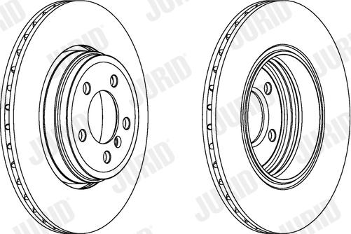 Jurid 562437J-1 - Тормозной диск avtokuzovplus.com.ua