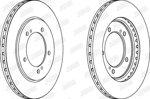 Jurid 562445JC-1 - Гальмівний диск autocars.com.ua