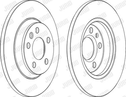 Jurid 562448JC - Гальмівний диск autocars.com.ua