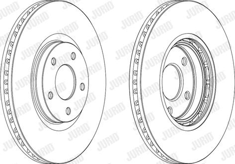 Jurid 562465JC-1 - Гальмівний диск autocars.com.ua