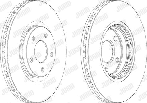 Jurid 562465J - Гальмівний диск autocars.com.ua