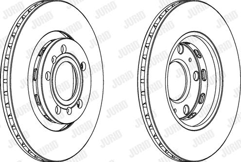 Jurid 562514JC - Гальмівний диск autocars.com.ua