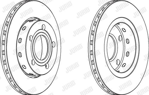 Jurid 562516JC - Гальмівний диск autocars.com.ua