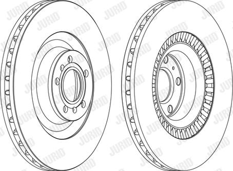 Jurid 562517JC-1 - Тормозной диск avtokuzovplus.com.ua