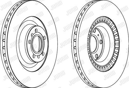 Jurid 562517JC - Гальмівний диск autocars.com.ua