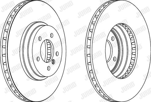 Jurid 562519JC - Гальмівний диск autocars.com.ua