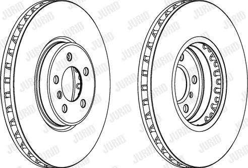 Jurid 562522JC - Гальмівний диск autocars.com.ua