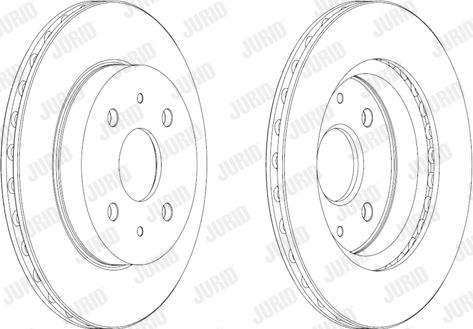 Jurid 562532JC - Гальмівний диск autocars.com.ua