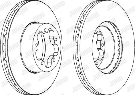 Jurid 562540JC - Гальмівний диск autocars.com.ua
