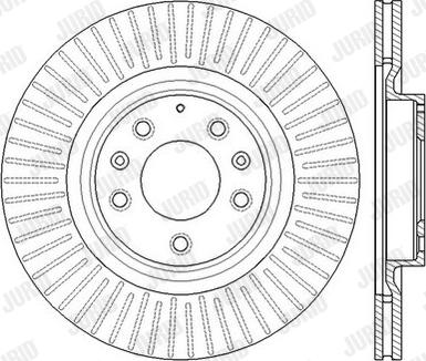 Jurid 562562JC-1 - Гальмівний диск autocars.com.ua