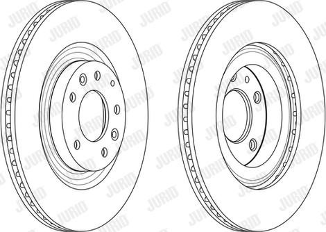 Jurid 562562JC-1 - Гальмівний диск autocars.com.ua