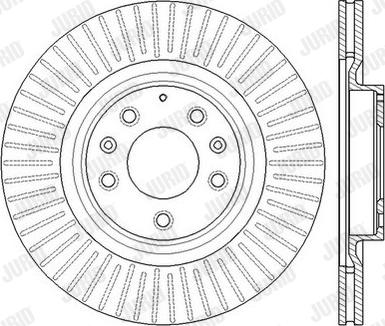 Jurid 562562JC - Тормозной диск avtokuzovplus.com.ua