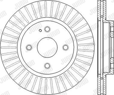 Jurid 562564JC - Тормозной диск avtokuzovplus.com.ua