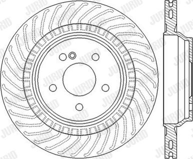 Jurid 562568JC - Тормозной диск avtokuzovplus.com.ua