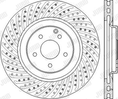 Jurid 562569JC - Гальмівний диск autocars.com.ua