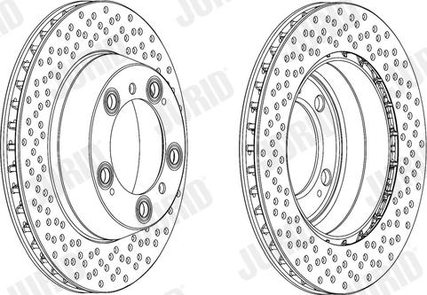 Jurid 562585J-1 - Тормозной диск avtokuzovplus.com.ua