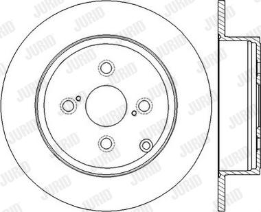 Jurid 562600JC-1 - Гальмівний диск autocars.com.ua