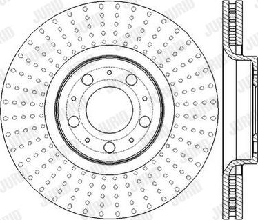 Jurid 562606JC - Гальмівний диск autocars.com.ua