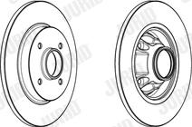 Jurid 562611JC-1 - Гальмівний диск autocars.com.ua