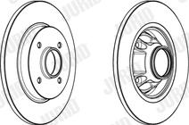 Jurid 562611J - Тормозной диск autodnr.net