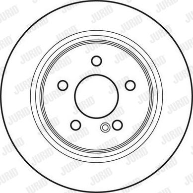 Jurid 562620JC - Гальмівний диск autocars.com.ua