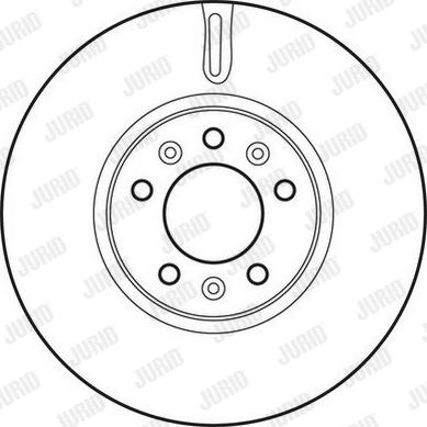 Jurid 562622JC - Тормозной диск avtokuzovplus.com.ua