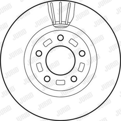 Jurid 562635JC-1 - Тормозной диск avtokuzovplus.com.ua