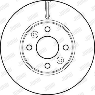 Jurid 562636JC-1 - Тормозной диск avtokuzovplus.com.ua